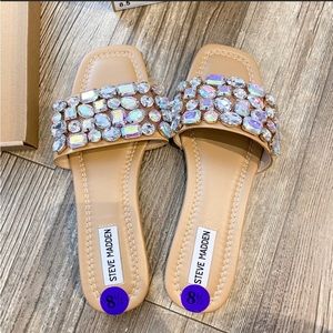 Steve Madden Brionna Rhinestone Sandals
